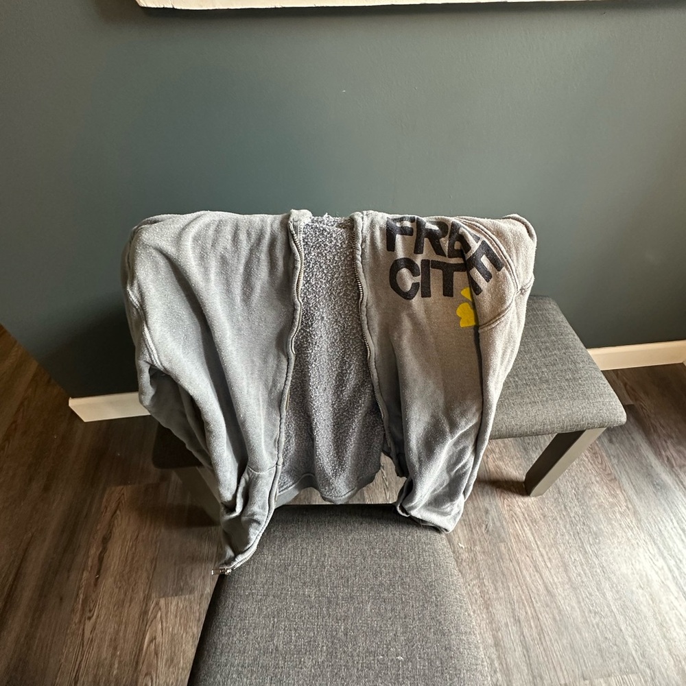 Freecity Gray Women’s Zip Up Hoodie